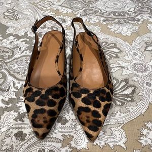 NWOT JCrew Womens Sling Back Flats Size 9